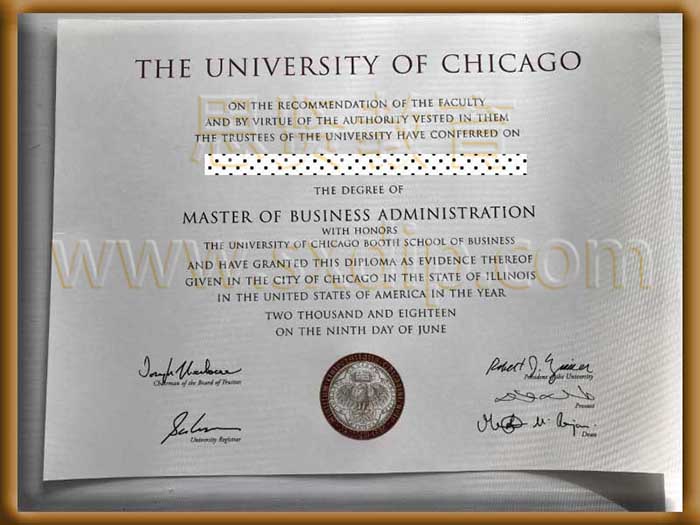 芝加哥大学-,University-of-Chicago-diploma-degree