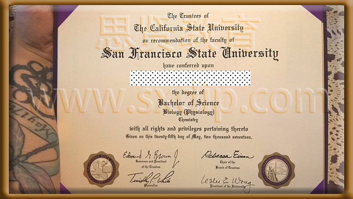 美国旧金山州立大学-San-Francisco-State-University,-diploma-degree