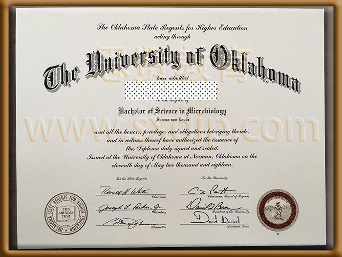 俄克拉荷马大学-Oklahoma-diploma-degree