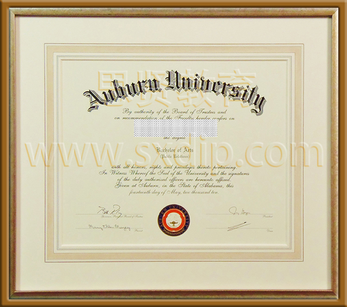 奥本大学-Auburn-University-diploma-degree