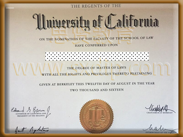 加州大学伯克利分校-University-of-California-diploma-degree