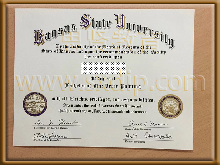 堪萨斯州立大学-Kansas-State-University,-diploma-degree