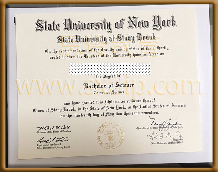纽约州立大学石溪分校-State-University-of-New-York-at-Stony-Brook-diploma-degree