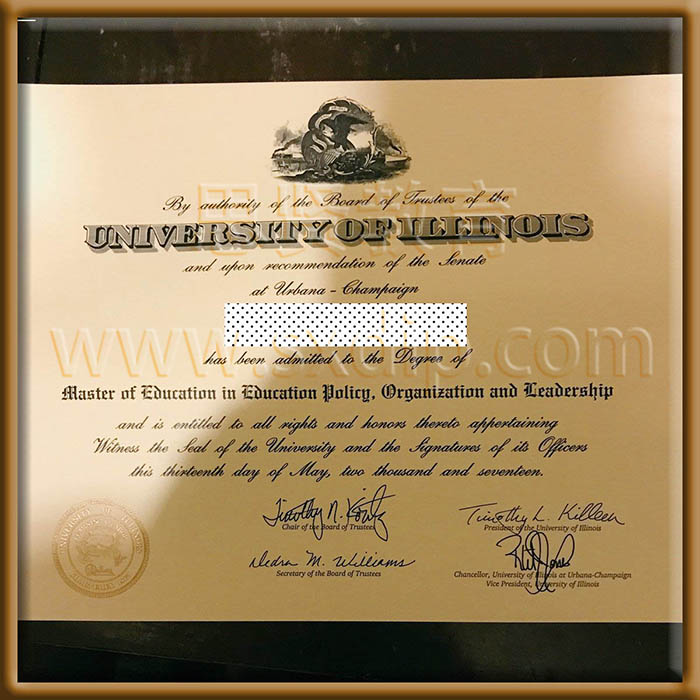 伊利诺伊大学厄巴纳-香槟分校-University-of-Illinois-at-Urbana-Champaign-diploma-degree