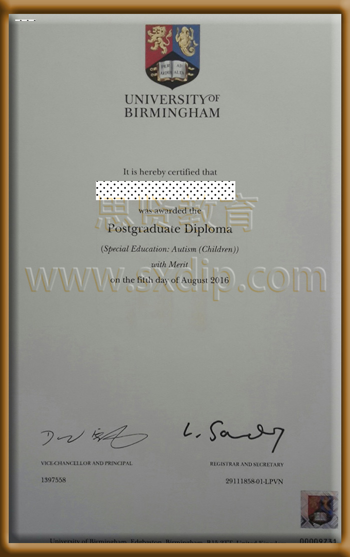 伯明翰大学-University-of-Birmingham,-diploma-degree
