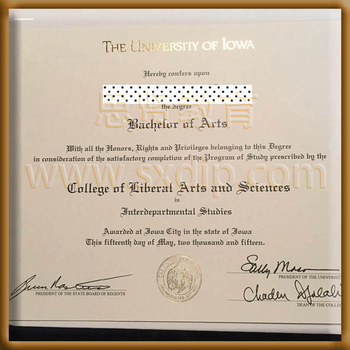 爱荷华大学-University-of-Iowa-diploma-degree