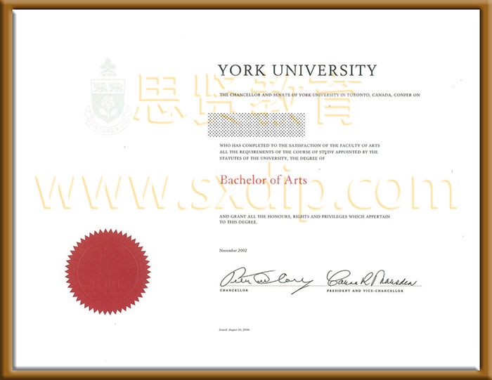 加拿大约克大学-,York-University,Canada's-diploma-degree