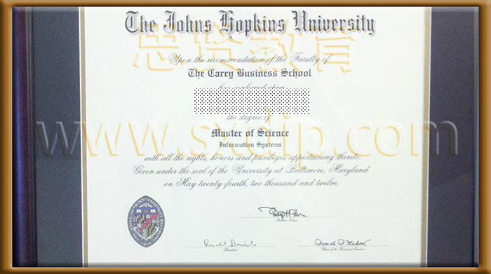 约翰霍普金斯大学-Johns-Hopkins-University-diploma-degree