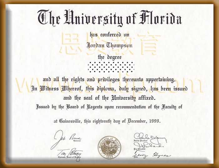 佛罗里达大学-University-of-Florida,-diploma-degree