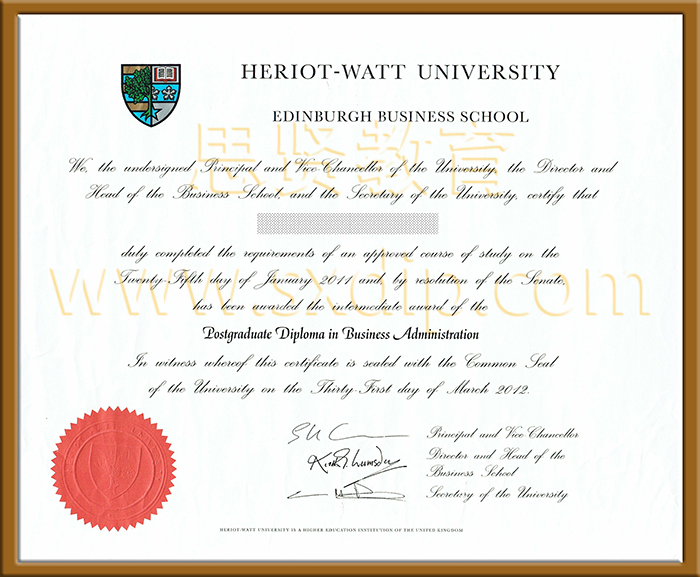 赫瑞瓦特大学-Heriot-Watt-University-diploma-degree