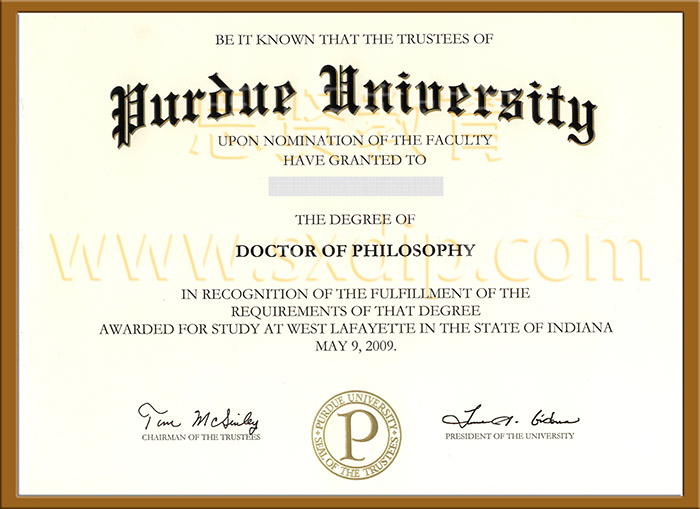 普渡大学-Purdue-University-diploma-degree