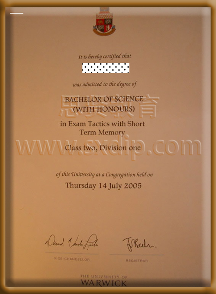 华威大学-Warwick-diploma-degree