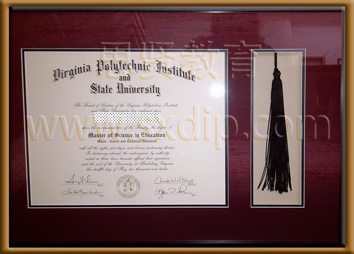 弗吉尼亚理工大学-Virginia-Tech-diploma-degree