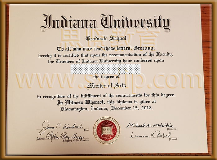 印第安纳大学伯明顿分校-Indiana-University-diploma-degree