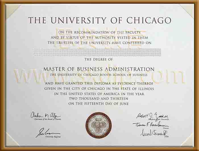 芝加哥大学-University-of-Chicago-diploma-degree