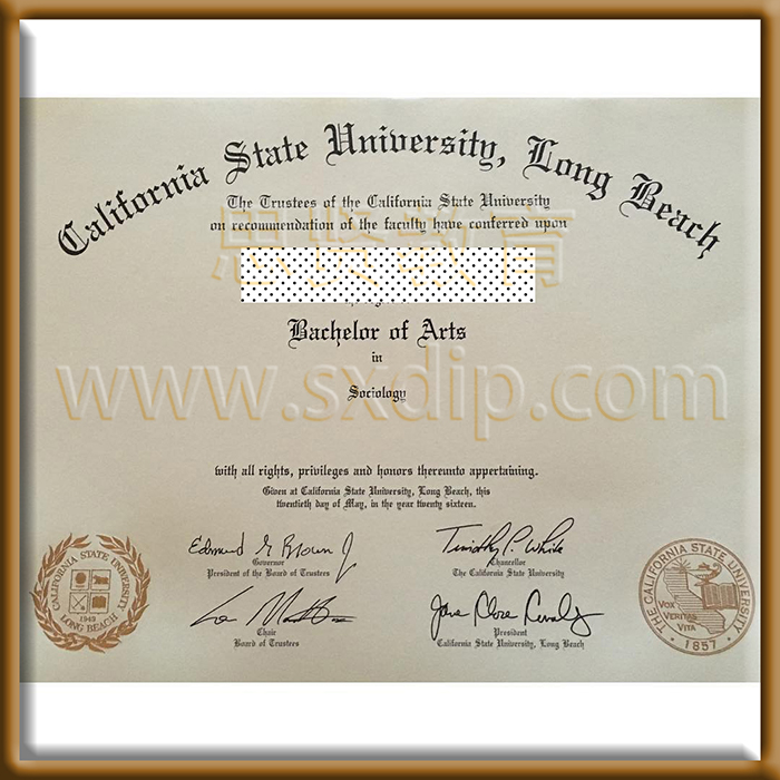 加州大学伯克利分校-California-State-University---Long-Beach-diploma-degree