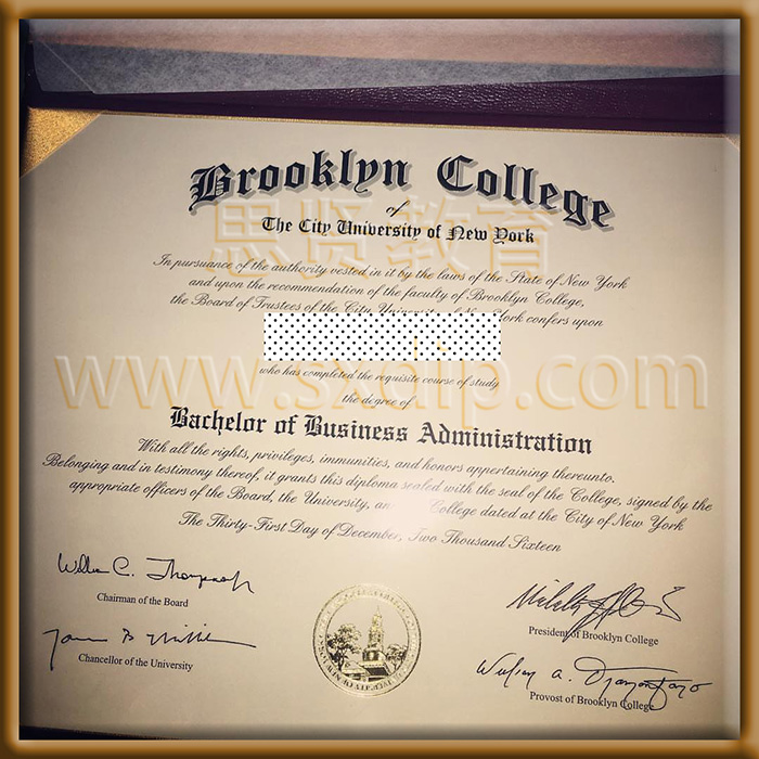 纽约市立学院-at-Brooklyn-College,city-University-of-New-York-diploma-degree