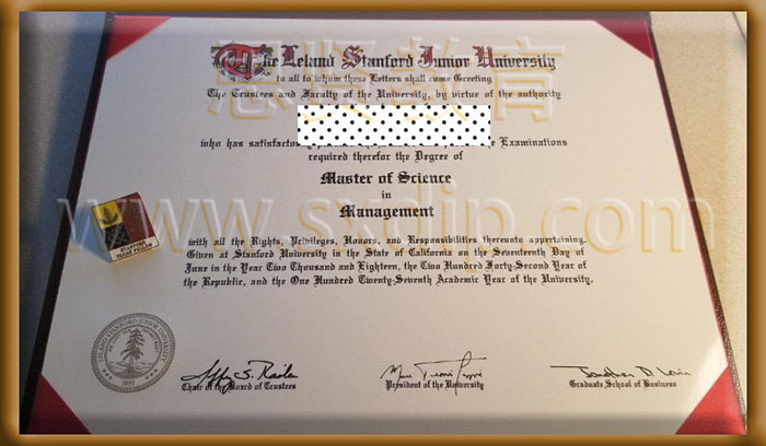斯坦福大学-Stanford-diploma-degree