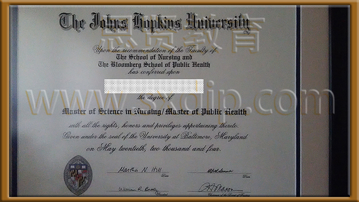 约翰霍普金斯大学-Johns-Hopkins-University-diploma-degree