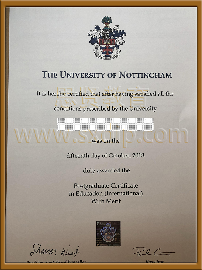诺丁汉大学-the-University-of-Nottingham-diploma-degree
