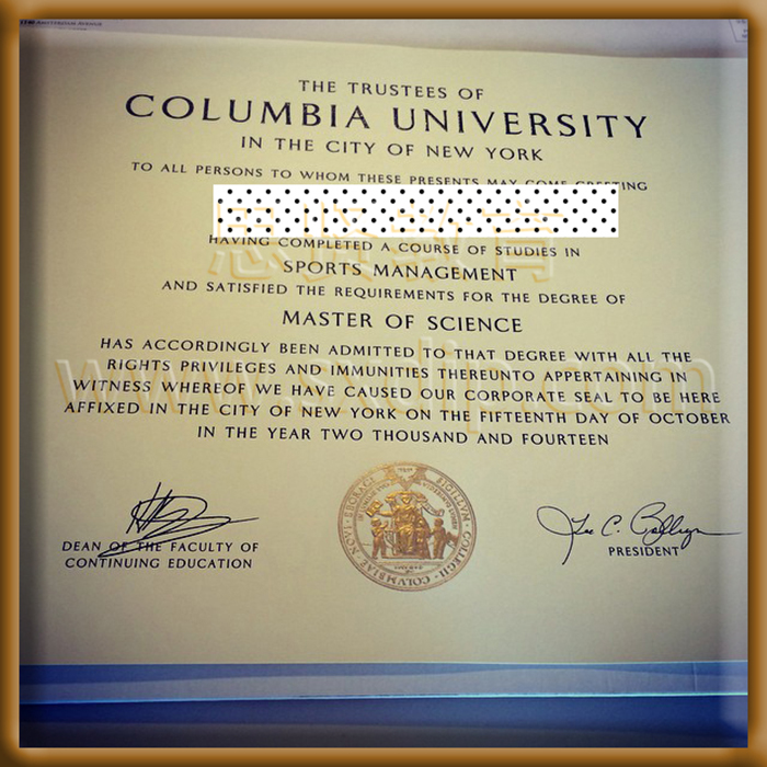 哥伦比亚大学-Columbia-University-diploma-degree