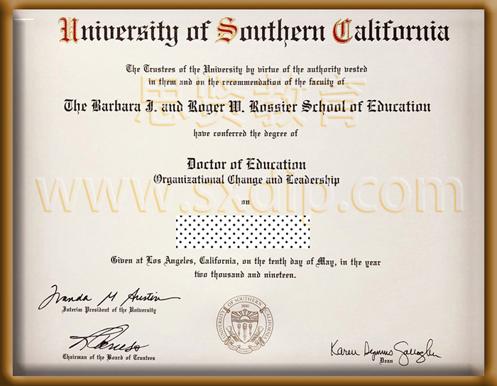 南加州大学-University-of-Southern-California,-diploma-degree