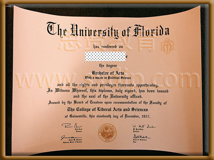 佛罗里达大学-University-of-Florida,-diploma-degree