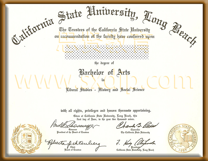 加州大学伯克利分校-California-State-University---Long-Beach-diploma-degree