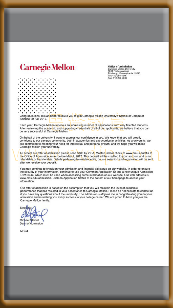 卡内基梅隆大学-Carnegie-Mellon-diploma-degree