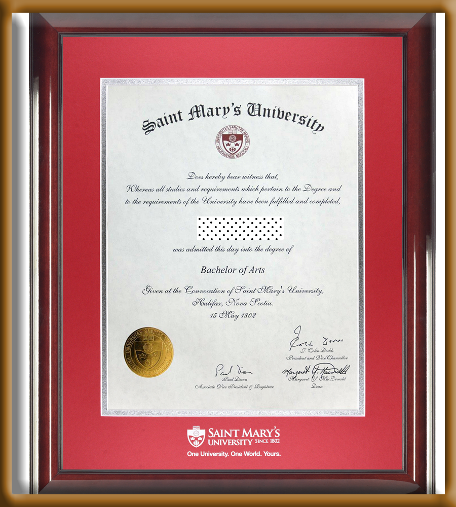 加拿大圣玛丽大学-Saint-Mary's-University-in-Canada-diploma-degree