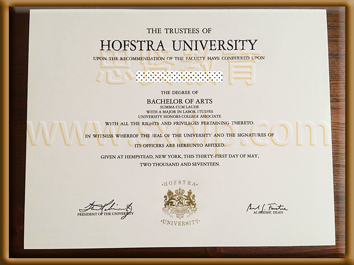 霍夫斯特拉大学-Hofstra-University-diploma-degree