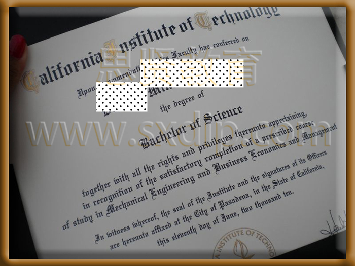 加州理工学院-California-Institute-of-Technology-diploma-degree
