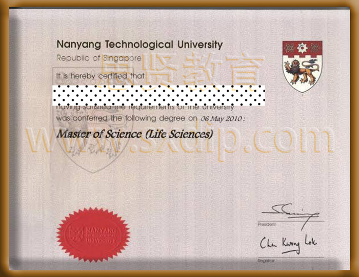 新加坡南洋理工大学-Nanyang-Technological-University-diploma-degree