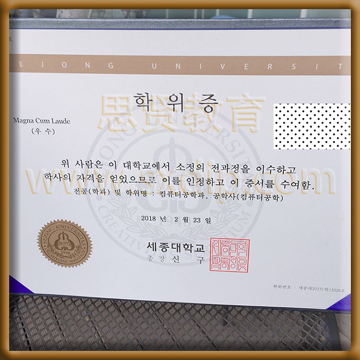 世宗大学-Sejong-University-diploma-degree