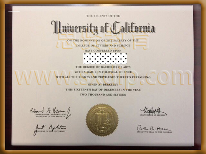 加州大学伯克利分校-University-of-California,-diploma-degree