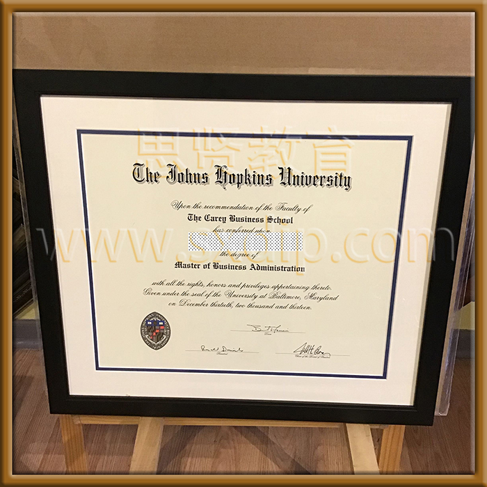 约翰霍普金斯大学-Johns-Hopkins-University-diploma-degree
