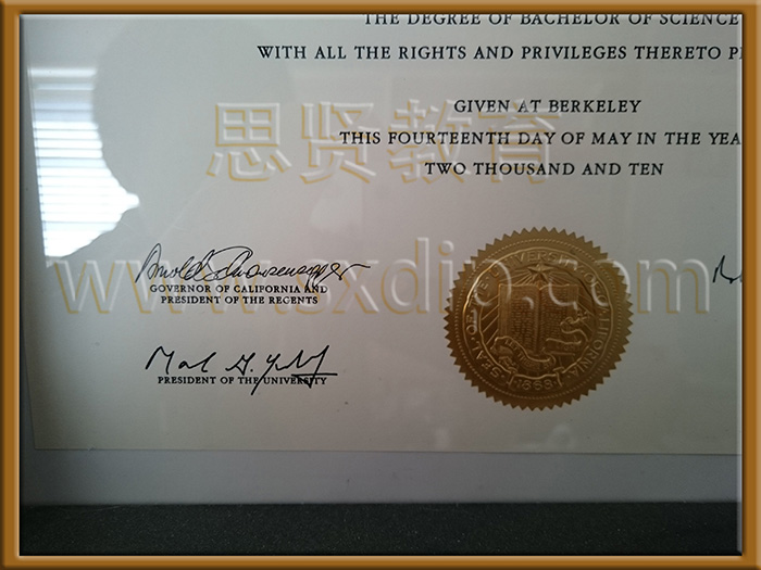 加州大学伯克利分校-University-of-California,-diploma-degree