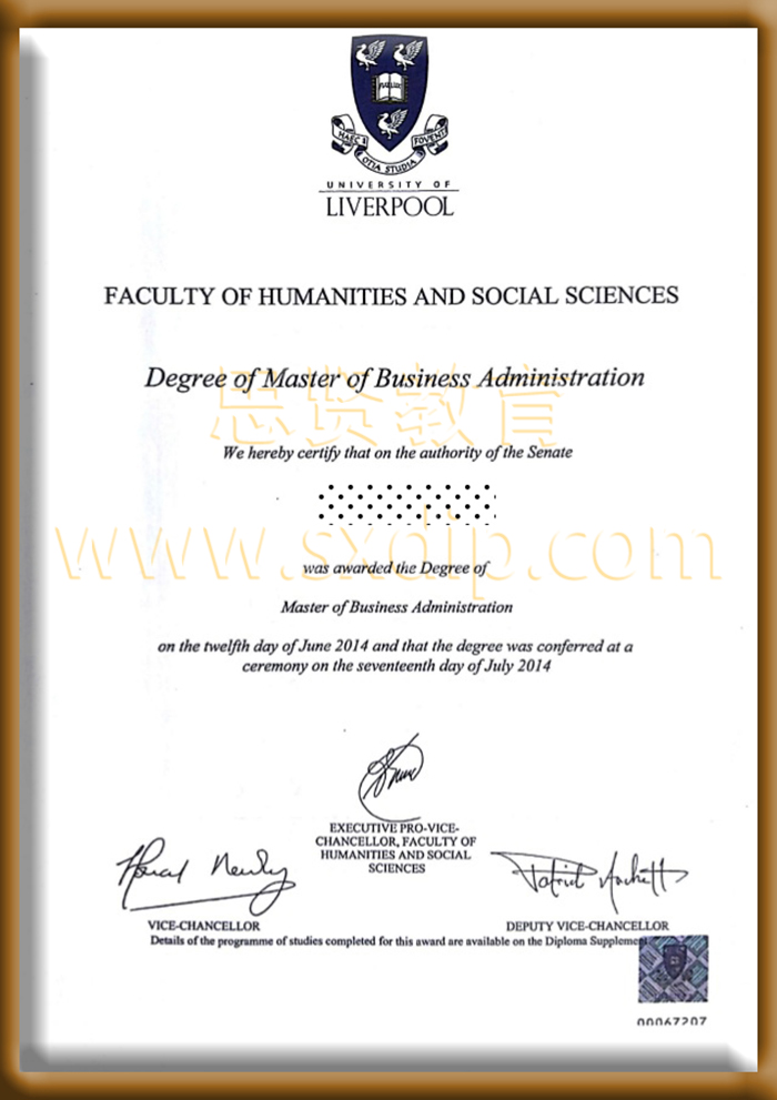 利物浦大学-University-of-Liverpool,-diploma-degree