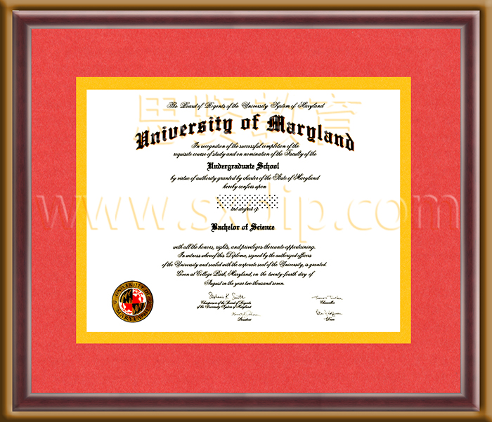 马里兰大学-University-of-Maryland,-diploma-degree