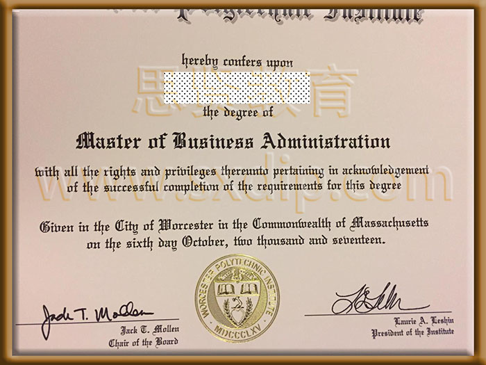 伍斯特理工学院-Worcester-Polytechnic-Institute-diploma-degree
