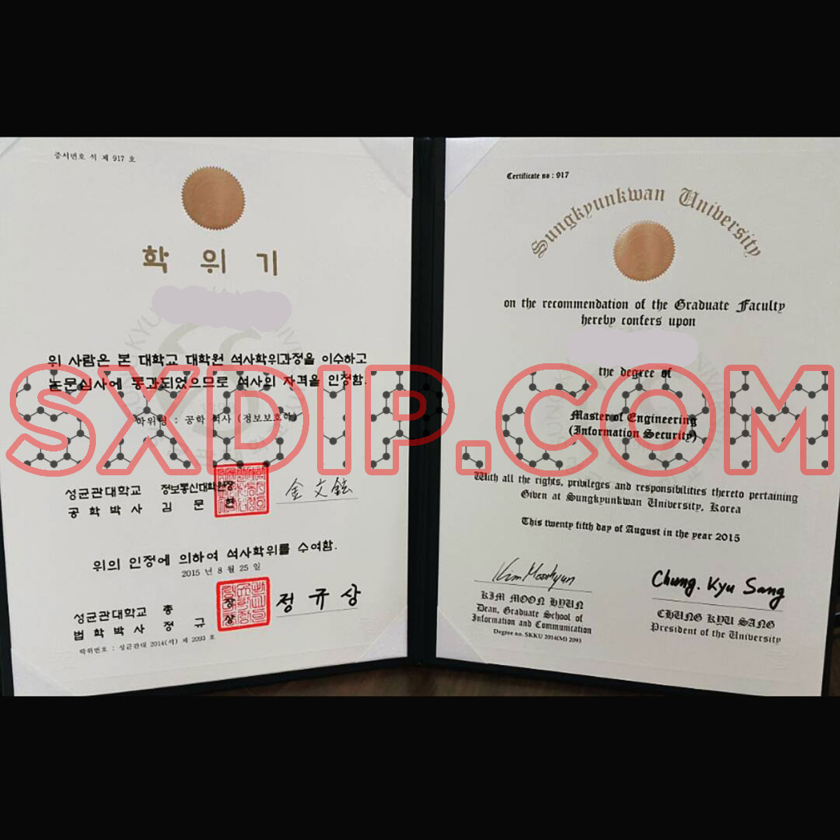 韩国成均馆大学毕业证书